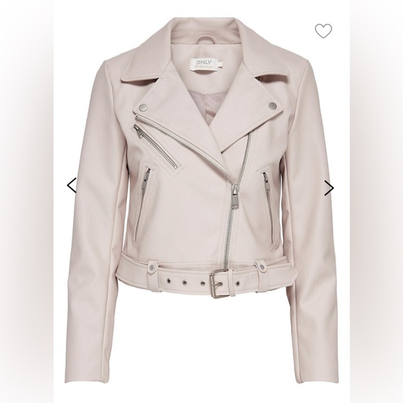 SOLD. Faux Leather Biker Jacket - Picture 3 of 6